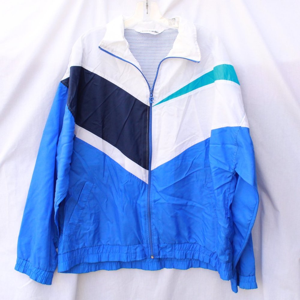 Vintage Pierre Cardin Color-block Windbreaker